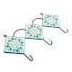 Turquoise Ceramic Floral Tiles Hooks Online